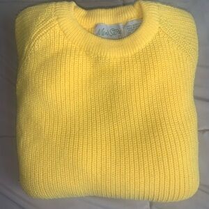 Men's Store Yellow Knit Sweater